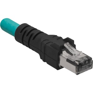 IndustrialNet M12 Cordset, Male to RJ45, Cat 5e, D-Code, 10m, TL