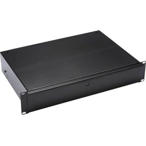 Sanus Component Series AV Rack Drawer - 2RU Rack Drawer - Black