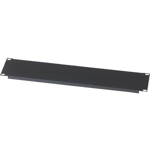 Sanus Component Series 1RU Rack Blank Panel - Flanged Blank Panel - Black