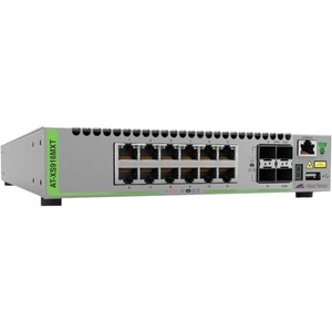 Allied Telesis CentreCOM XS900MX XS916MXT 12 Ports Manageable Layer 3 Switch - Gigabit Ethernet, 10 Gigabit Ethernet - 10GBase-X, 10GBase-T
