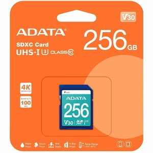 Adata Premier Pro 256 GB Class 10/UHS-I (U3) V30 SDXC