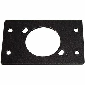 Wiremold Mounting Plate for A/V Equipment, Cable Pathway - Black