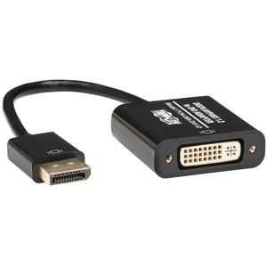 Tripp Lite by Eaton DisplayPort to DVI Active Adapter Video Converter, DP ver 1.2, (M/F), 6-in. (15.24 cm), 50 pack