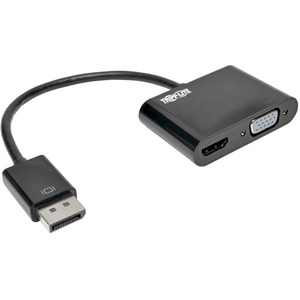 Tripp Lite DisplayPort to VGA/HDMI All-in-One Converter Adapter DP ver 1.2 4K 30 Hz HDMI 50 Pack