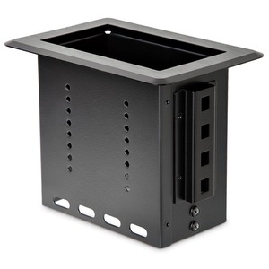 StarTech.com Single-Module Conference Table Connectivity Box - For Adding Power / Charging / AV / Laptop Docking Module