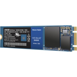 WD Blue SN500 WDS250G1B0C 250 GB Solid State Drive - M.2 2280 Internal - PCI Express (PCI Express 3.0 x2)