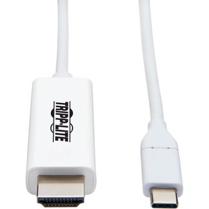 Tripp Lite USB C to HDMI Adapter Cable USB 3.1 Gen 1 4K M/M USB-C White 3ft