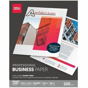 Office Depot Brand Premium Translucent Vellum Paper 8 12 x 11 30 LB. Pack  of 50 Sheets - Office Depot