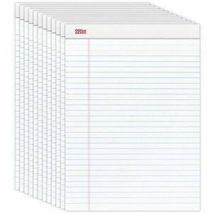 School Smart Graph Paper Pad with Chipboard Back, Letter Size