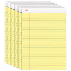 70 Sheets Count Color Yellow 2 Set of 3 Pack Brand Mead Legal Pad Top Spiral Bound 8-1/2 x 11 Wide Ruled Paper 