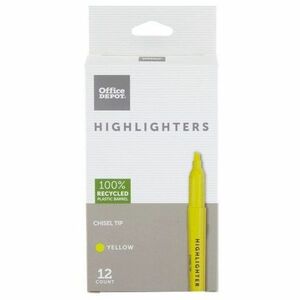 Uni Paint Markers Medium Point Yellow Pack Of 12 - Office Depot