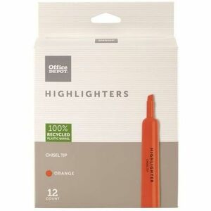 Office Depot Brand Liquid Highlighters Chisel Point