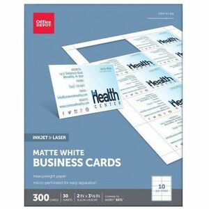 Office Depot Brand Index Cards Blank 5 x 8 White Pack Of 300 - Office Depot