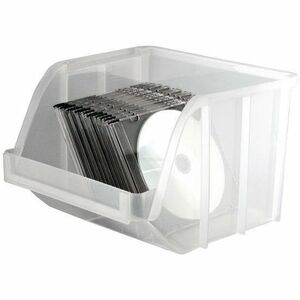 Sparco 4 Drawer Storage Organizer 6 H x 6 W x 7 516 D Clear - Office Depot