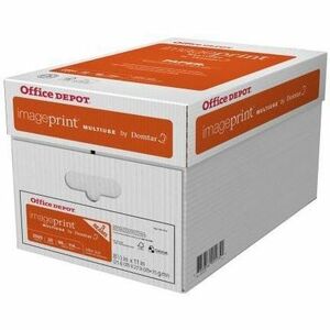 Office Depot Brand Color Copier Paper Letter Size 8 12 x 11 4000 Sheets  Total 28 Lb White 500 Sheets Per Ream Case Of 8 Reams - Office Depot