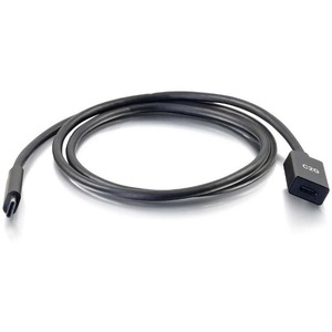 C2G 3ft USB C Extension Cable - USB 3.2 - 5Gbps -M/F