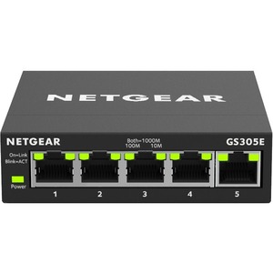 Netgear GS300 GS305E 5 Ports Manageable Ethernet Switch