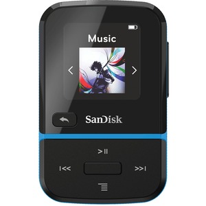 SanDisk Clip Sport Go 16 GB Flash MP3 Player - Blue