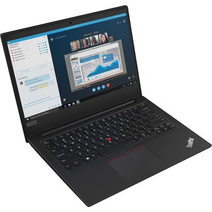 Lenovo ThinkPad E495 20NE0007US 14" Notebook - 1366 x 768 - AMD Ryzen 7 3700U Quad-core (4 Core) 2.30 GHz - 8 GB Total RAM - 1 TB HDD - Glossy Black