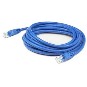 AddOn 3ft RJ-45 (Male) to RJ-45 (Male) Cat6 Blue UTP OFNR (Riser-rated) Patch Cable