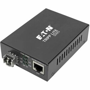 Tripp Lite LC Multimode Fiber to Gbe Media Converter POE+ 10/100/1000 550M