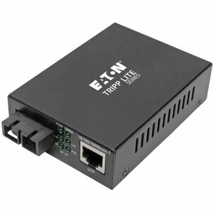 Tripp Lite SC Multimode Fiber to Gbe Media Converter POE+ 10/100/1000 2KM