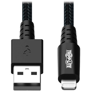 Tripp Lite Heavy-Duty USB-A to Lightning Sync/Charge Cable UHMWPE and Aramid Fibers MFi Certified - 6 ft. (1.83 m)