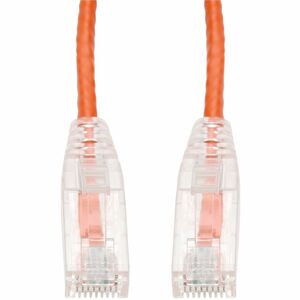 AddOn 5ft RJ-45 (Male) to RJ-45 (Male) Straight Orange Cat6 UTP Slim PVC Copper Patch Cable