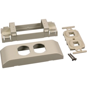 Wiremold Mounting Bracket for Cable Raceway - Fog White