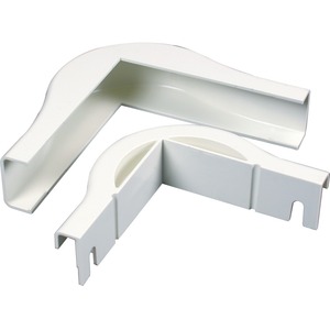 Wiremold 2818fo Radiused External Elbow, Fog White