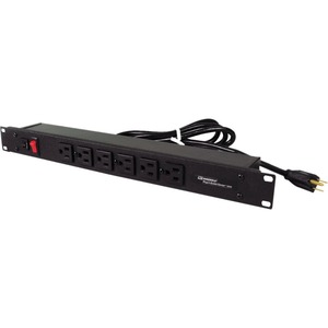 Wiremold Plug-In Outlet Center J60 6-Outlet Power Strip