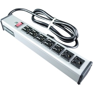 Wiremold Plug-In Outlet Center 7-Outlet Power Strip