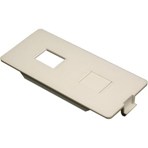 Wiremold 5500 Dual RJ11/RJ45 Connector Faceplate Fitting
