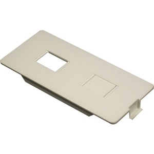 Wiremold 5500 Dual RJ11/RJ45 Connector Faceplate Fitting