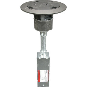Wiremold RC7 Multi-Service Poke-Thru Assembly, Gray