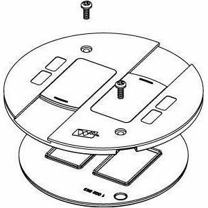 Wiremold RC9AMD Communication Poke-Thru Device Nonmetallic Slide Holder Assembly