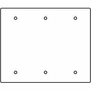Wiremold RFB9 and RFB11 Series Blank Device Plate