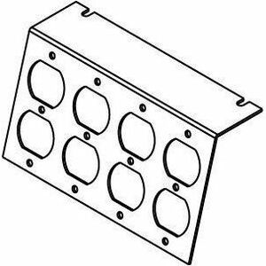 Wiremold AC Series Double Gang Power Plate