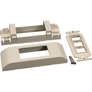Wiremold Mounting Bracket for Cable Raceway - Ivory
