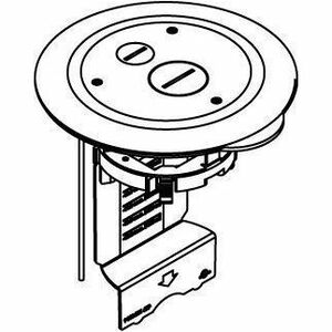 Wiremold Ratchet-Pro 881 Series Single Or Dual Service Floor Box Cover Kit