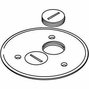 Wiremold Ratchet-Pro 881 Series Cover Plate With Two Screw Plug Openings