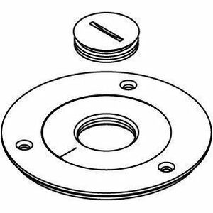 Wiremold 880 Series and Ratchet-Pro 881 Series Brass Cover Plate