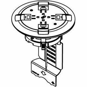 Wiremold 881 CVR W/ 4 15A REC AL