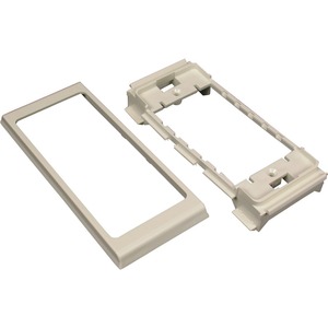 Wiremold 40N2F31WH Mounting Bracket for Power Equipment, Communication Module, Faceplate, Cable Raceway - White