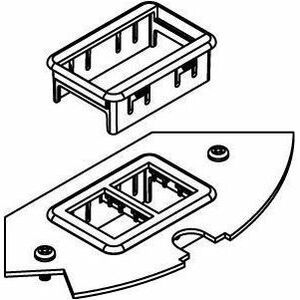 Wiremold CRFB Series Communication Device Plate