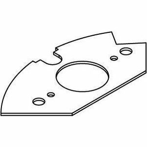 Wiremold CRFB Series 1.39 (35mm) Device Plate