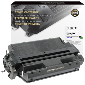 Clover Technologies Remanufactured Extended Yield Laser Toner Cartridge - Alternative for HP, Canon, IBM, Konica Minolta, TallyGenicom, Troy, Unisys 09A, 09X (C3909A, C3909X, 1545A003, 1545A003AA, CRGEPW, EPEPW, EPW, 63H5721, 75P5903, 171-0146-001, 171-0146-MICR, ...) - Black Pack