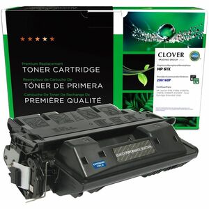 Clover Technologies Remanufactured Extended Yield Laser Toner Cartridge - Alternative for HP, Troy, C.Itoh 61A, 61X (C8061A, C8061X, C8061X(J), HP026, 02-81076-001, 02-81078-001, 2-81076-001, 2-81078-001) - Black Pack