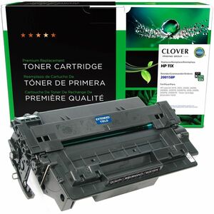 Clover Technologies Remanufactured Extended Yield Laser Toner Cartridge - Alternative for HP, Canon, Troy 11A, 11X, 710, 710H (Q6511A, Q6511X, Q6511X(J), 0985B001, 0985B001AA, 0986B001, 0986B001AA, 985B001, 985B001AA, 986B001, 986B001AA, ...) - Black Pack