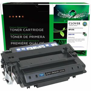 Clover Technologies Remanufactured Extended Yield Laser Toner Cartridge - Alternative for HP, Troy 51A, 51X (Q7551A, Q7551X, Q7551X(J), 02-81200-001, 02-81201-001, 2-81200-001, 2-81201-001) - Black Pack